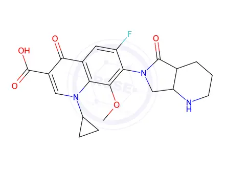 Chemical structure of Moxifloxacin impurity 185