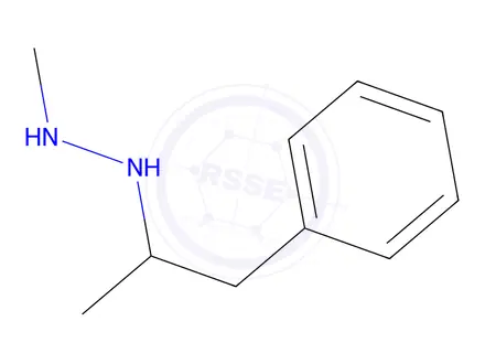Chemical structure of 1-Methyl-2-(α-methylphenethyl)hydrazine