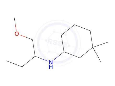 Chemical structure of n-(1-Methoxybutan-2-yl)-3,3-dimethylcyclohexan-1-amine