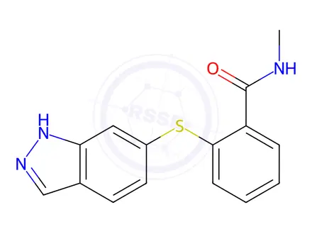 Chemical structure of Axitinib Impurity B