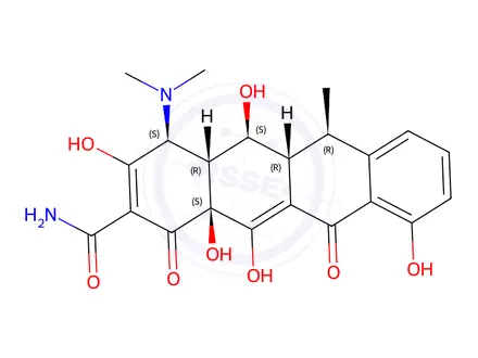 Chemical structure of Doxycycline