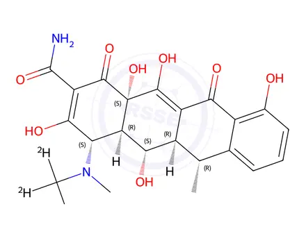 Chemical structure of Doxycycline-d3