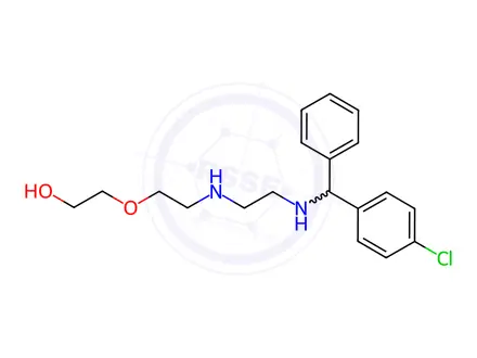 Chemical structure of Hydroxyzine Impurity 21