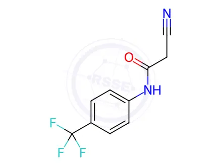 Chemical structure of Leflunomide Impurity H