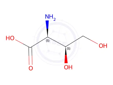 Chemical structure of 4-Hydroxy-L-threonine