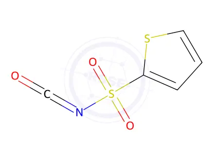Chemical structure of thiophene-2-sulfonyl isocyanate
