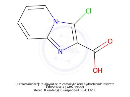 Chemical structure of 3-Chloroimidazo[1,2-a]pyridine-2-carboxylic Acid