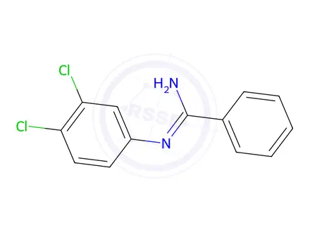 Chemical structure of N-(3,4-Dichlorophenyl)benzamidine