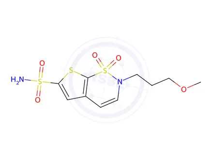 Chemical structure of Brinzolamide Impurity 3