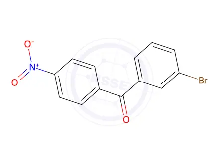 Chemical structure of 3-Bromo-4'-nitrobenzophenone