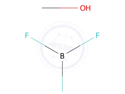 Chemical structure of Boron Trifluoride Methanol
