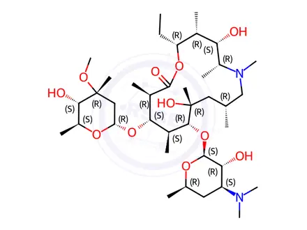 Chemical structure of Azithromycin EP Impurity B