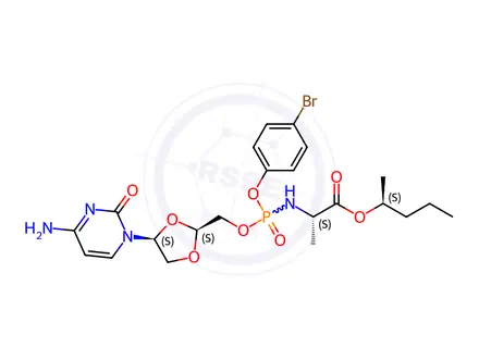 Chemical structure of Fostroxacitabine Bralpamide