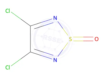 Chemical structure of 3,4-Dichloro-1,2,5-thiadiazole 1-oxide