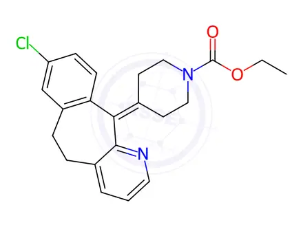 Chemical structure of Loratadine (Desloratadine EP Impurity C)