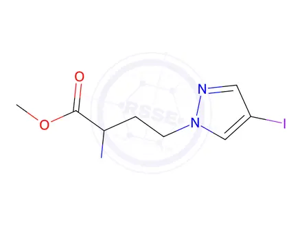 Chemical structure of Methyl 2-amino-4-(4-iodo-1h-pyrazol-1-yl)butanoate