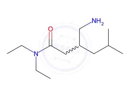 Chemical structure of 3-(Aminomethyl)-N,N-diethyl-5-methylhexanamide
