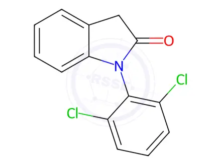 Chemical structure of Aceclofenac EP Impurity I