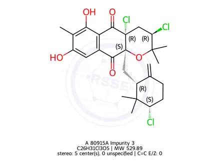 Chemical structure of A 80915A Impurity 3
