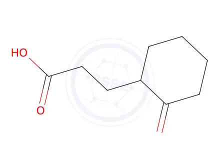 Chemical structure of 3-(2-Oxo-cyclohexyl)-propionic Acid