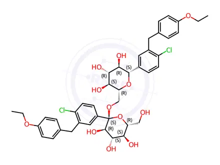 Chemical structure of Dapagliflozin Impurity 437