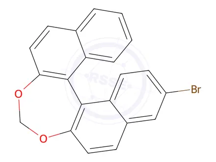 Chemical structure of Dinaphtho[2,1-d:1',2'-f][1,3]dioxepin, 9-bromo-, (11bS)-