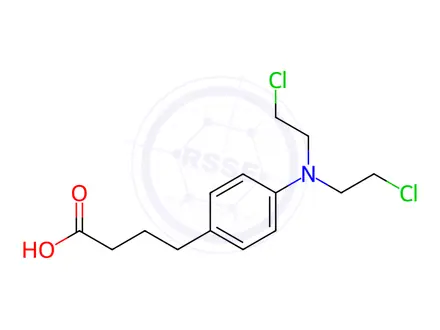 Chemical structure of Chlorambucil