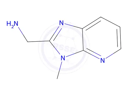 Chemical structure of {3-Methyl-3H-imidazo[4,5-b]pyridin-2-yl}methanamine