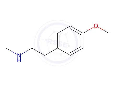 Chemical structure of N-Methyl 4-Methoxyphenethylamine