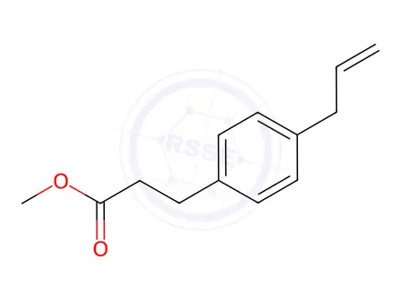 Chemical structure of Methyl 3-(4-allylphenyl)propanoate