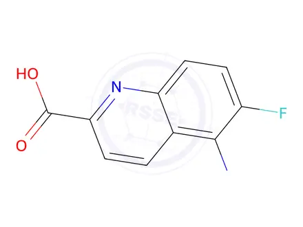 Chemical structure of 5-Amino-6-fluoroquinoline-2-carboxylic acid