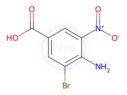Chemical structure of 4-Amino-3-bromo-5-nitrobenzoic acid