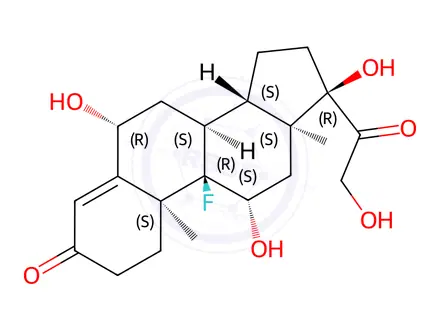 Chemical structure of Fludrocortisone Impurity 11