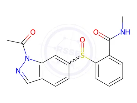 Chemical structure of Axitinib EP Impurity D