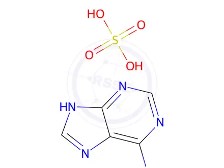 Chemical structure of 9H-Purin-6-amine sulfate