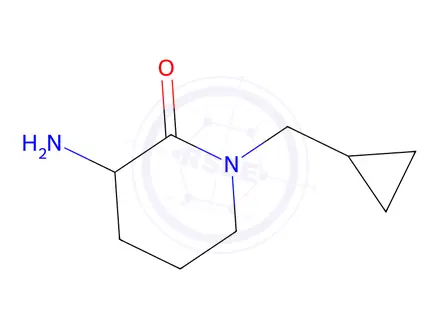 Chemical structure of 3-Amino-1-(cyclopropylmethyl)piperidin-2-one