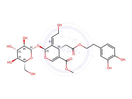 Chemical structure of 10-Hydroxyoleuropein