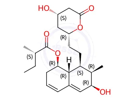 Chemical structure of 3a-Hydroxy Pravastatin Lactone