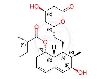 Chemical structure of Pravastatin Impurity 15