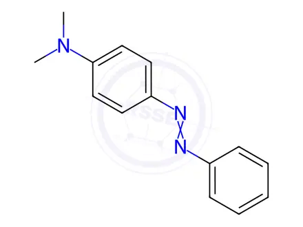 Chemical structure of Sudan Yellow(butter yellow)