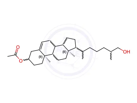 Chemical structure of 3-O-Acetyl-26-hydroxy Cholesterol