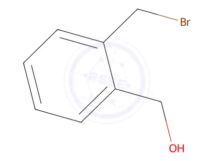 Chemical structure of (2-(bromomethyl)phenyl)methanol