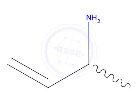 Chemical structure of 3-Buten-2-amine