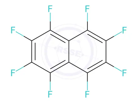 Chemical structure of Octafluoronaphthalene