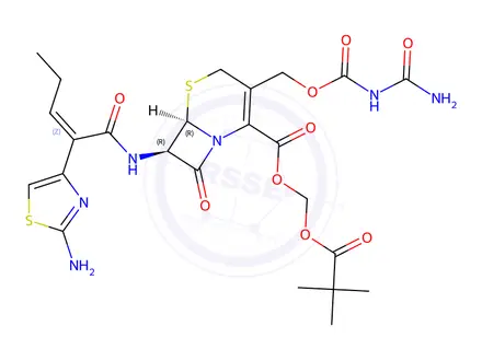 Chemical structure of Cefcapene Impurity 106