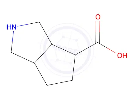 Chemical structure of Octahydrocyclopenta[c]pyrrole-4-carboxylic acid