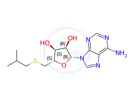 Chemical structure of 5'-ISOBUTYLTHIO-5'-DEOXYADENOSINE