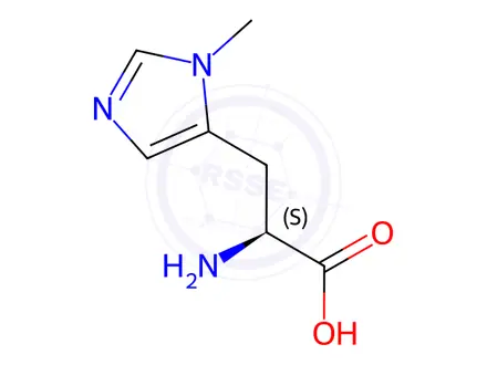 Chemical structure of 3-METHYL-L-HISTIDINE