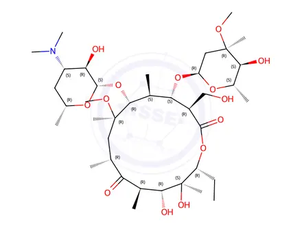 Chemical structure of Clarithromycin EP Impurity A
