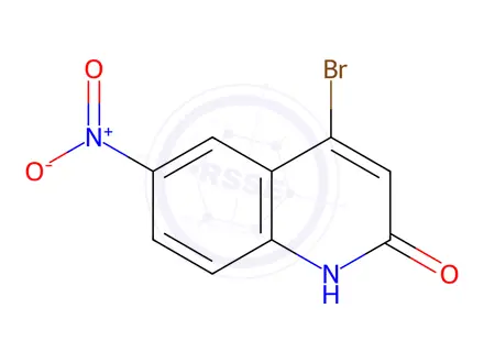Chemical structure of 4-Bromo-6-nitroquinolin-2(1H)-one